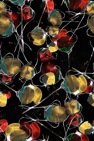 真丝印花华亿平台图片