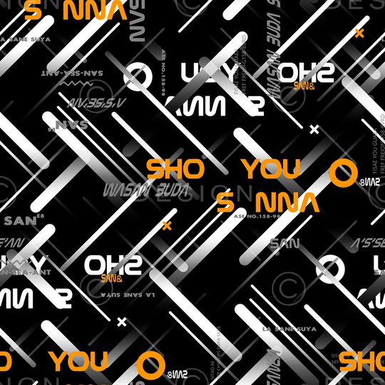 字母印花华亿平台图片