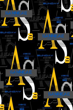 字母印花华亿平台图片