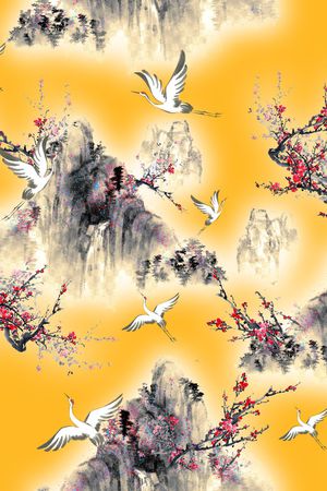 扎染华亿平台印花华亿平台图片