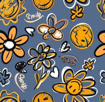 笑脸印花华亿平台图片