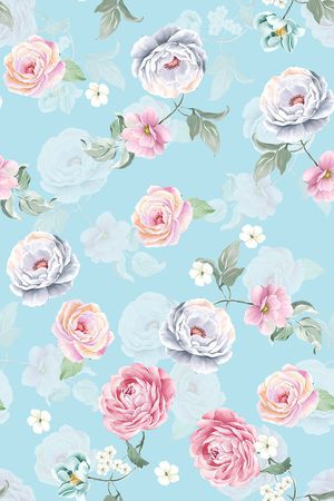 小清新印花华亿平台图片