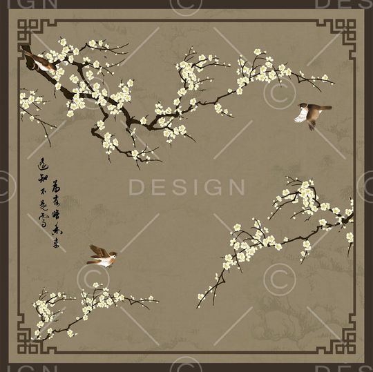 鸟印花华亿平台图片