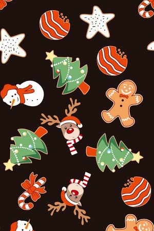 圣诞印花华亿平台图片