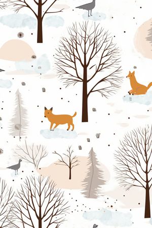 冬天印花华亿平台图片