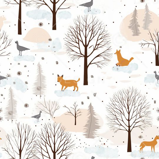 冬天印花华亿平台图片