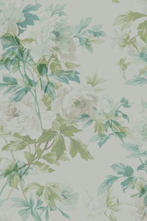 手绘花卉印花华亿平台图片