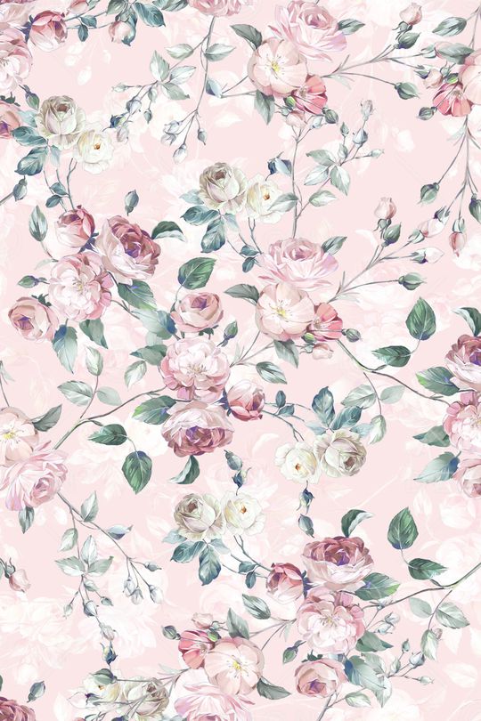 手绘花卉印花华亿平台图片