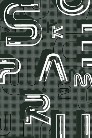 字母印花华亿平台图片