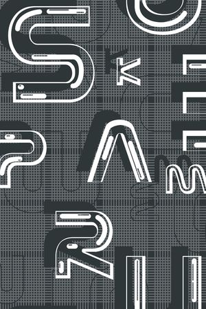 字母印花华亿平台图片