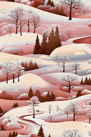 风景印花华亿平台图片