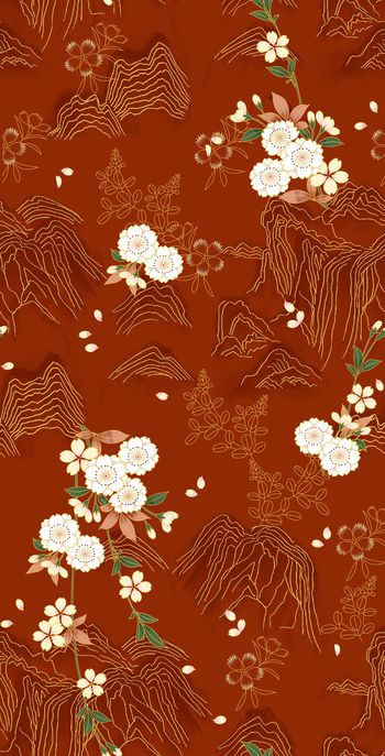 中国风印花华亿平台图片