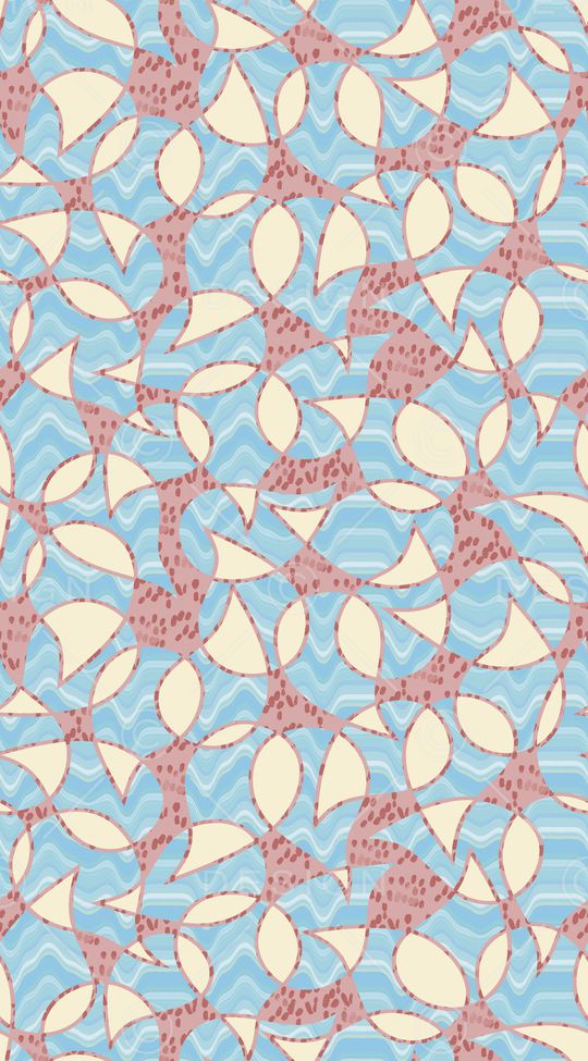 波浪印花华亿平台图片