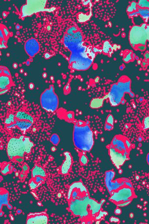 抽象印花华亿平台图片