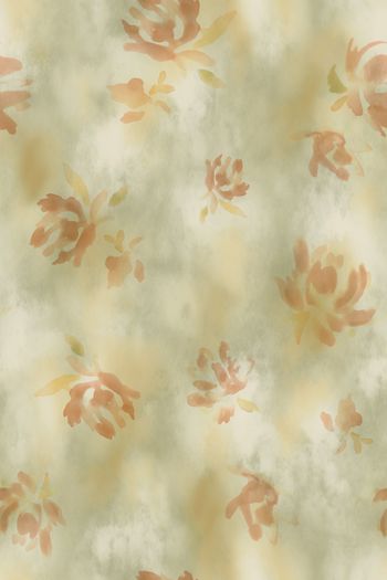 手绘花卉印花华亿平台图片