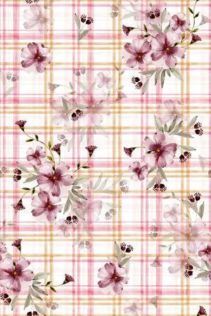 格子印花华亿平台图片