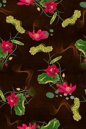 旗袍印花华亿平台图片