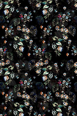 小碎花印花华亿平台图片