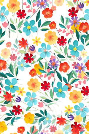 小碎花印花华亿平台图片