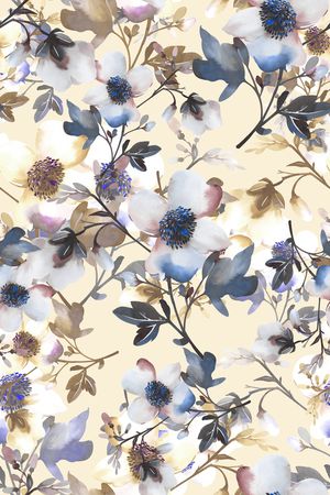 真丝印花华亿平台图片