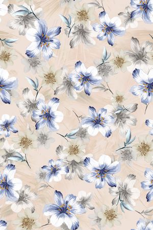 真丝印花华亿平台图片