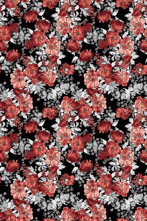 真丝印花华亿平台图片