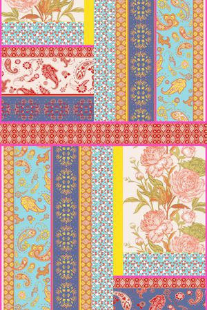 佩斯利印花华亿平台图片