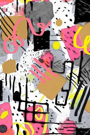 抽象印花华亿平台图片