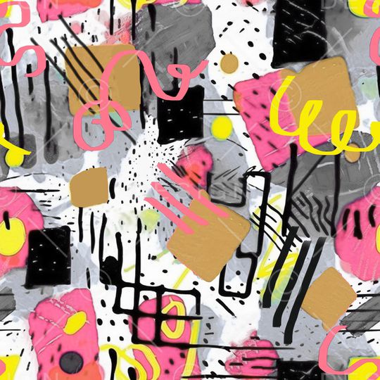 抽象印花华亿平台图片