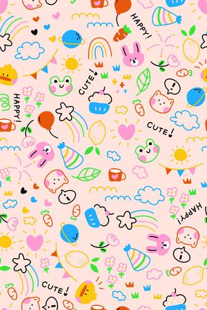 卡通印花华亿平台图片