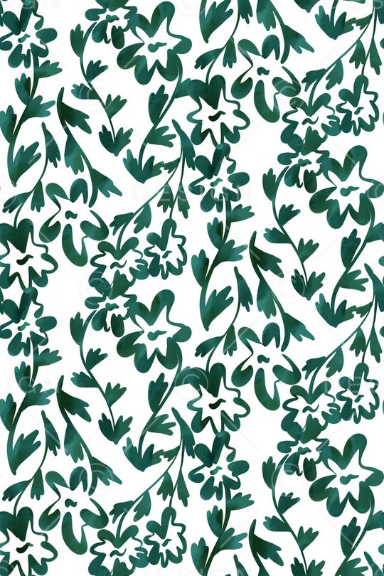 白底花印花华亿平台图片