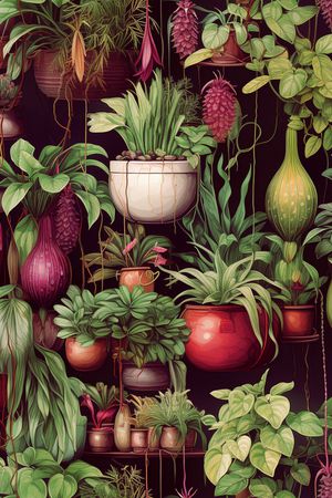 植物印花华亿平台图片