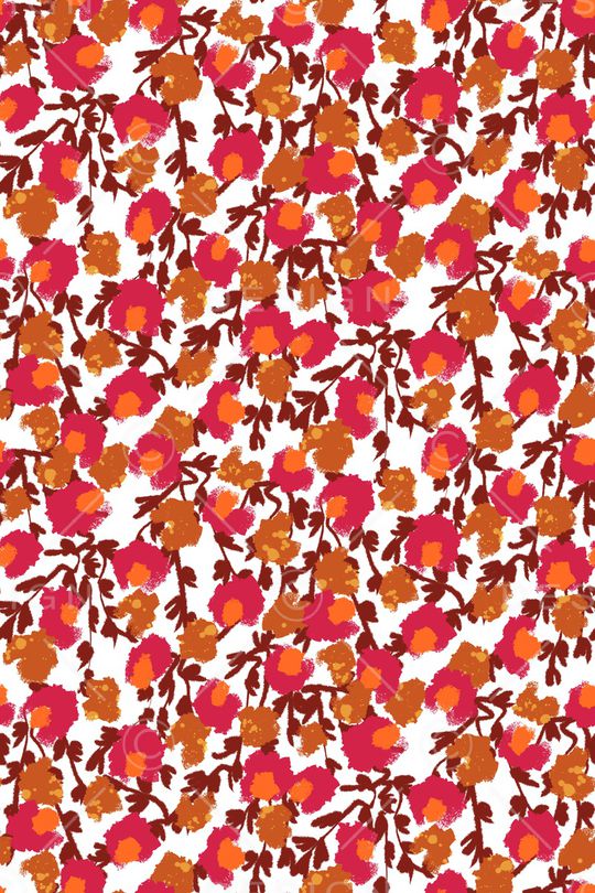 小清新印花华亿平台图片