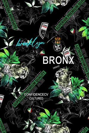 狮子印花华亿平台图片