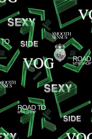 字母印花华亿平台图片