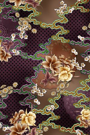 中老年印花华亿平台图片