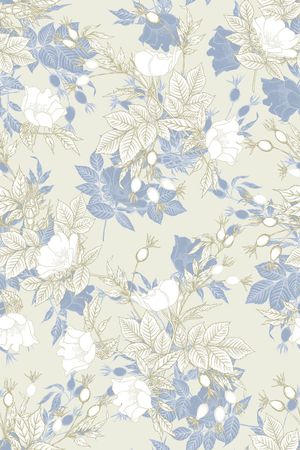 满版散花印花华亿平台图片