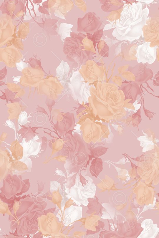 满版散花印花华亿平台图片