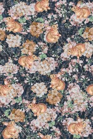 兔子印花华亿平台图片