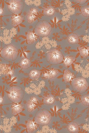 线条花印花华亿平台图片