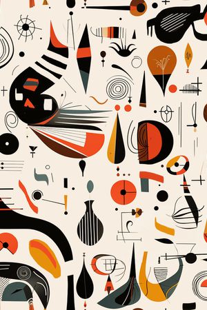 抽象印花华亿平台图片