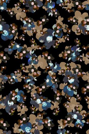 小碎花印花华亿平台图片