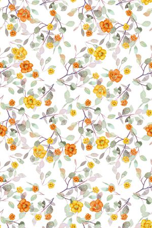 小碎花印花华亿平台图片