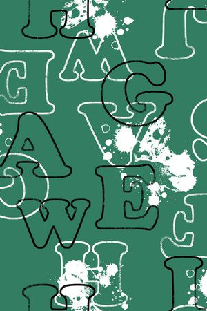 字母印花华亿平台图片