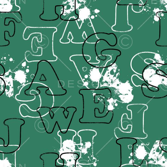 字母印花华亿平台图片