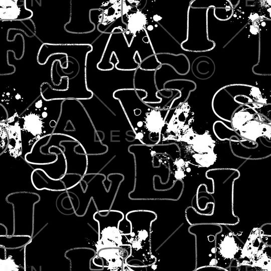 字母印花华亿平台图片