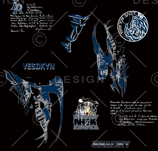 抽象印花华亿平台图片