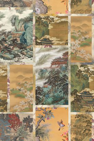 中国风印花华亿平台图片