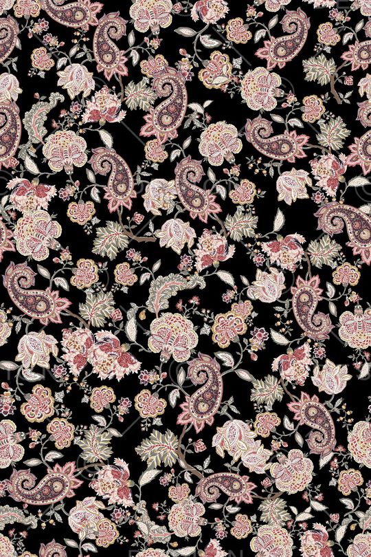 佩斯利印花华亿平台图片