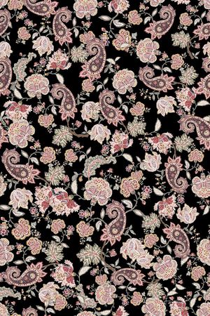 佩斯利印花华亿平台图片